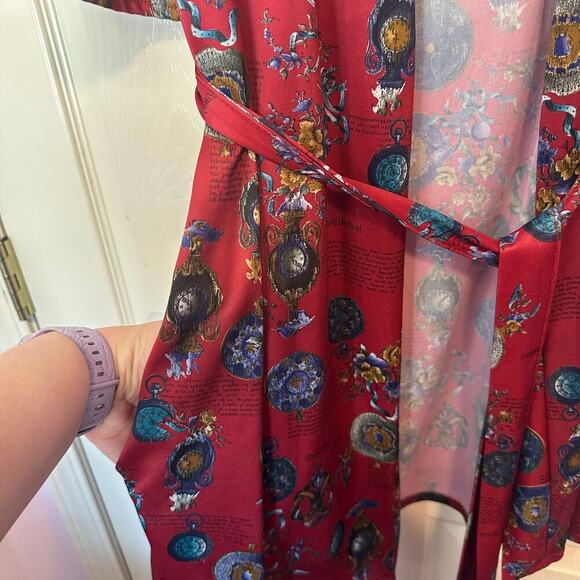 Vintage Petra Fashions Tie Front Robe One Size Made in USA Loungewear - Picture 8 of 10